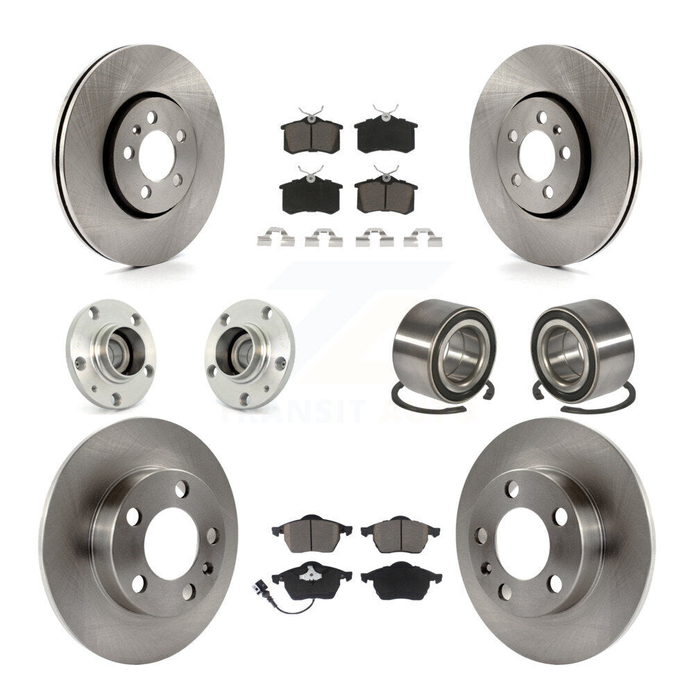 [Avant + Arrière] Kit de Roulement de roue pour 2007-2010 Volkswagen Beetle avec 288mm Diameter Rotor KBB-117304