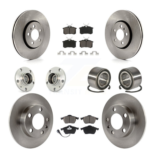 [Avant + Arrière] Kit de Roulement de roue pour 2007-2010 Volkswagen Beetle avec 288mm Diameter Rotor KBB-117304