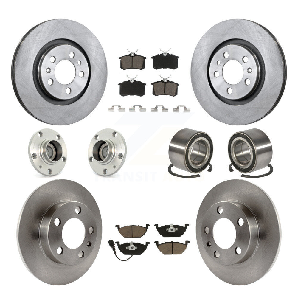 [Avant + Arrière] Kit de Roulement de roue pour Volkswagen Beetle Golf Jetta City KBB-117306