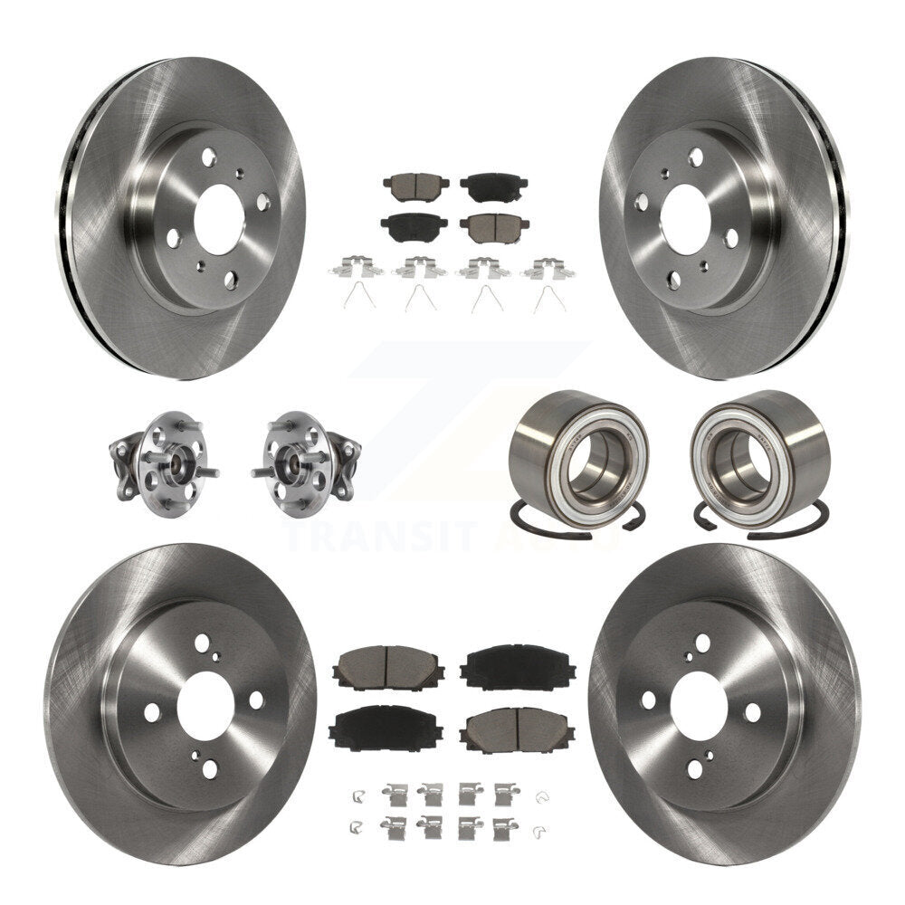 [Avant + Arrière] Kit de Roulement de roue pour 2015-2018 Toyota Yaris Drum rear brakes KBB-117310