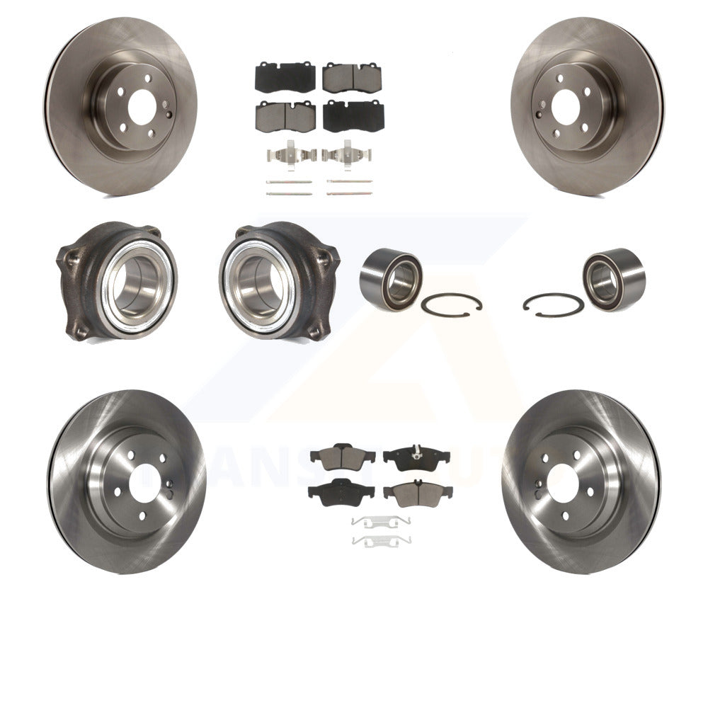 [Avant + Arrière] Kit de Roulement de roue pour Mercedes-Benz S550 CL550 S350 KBB-117314 par Transit Auto