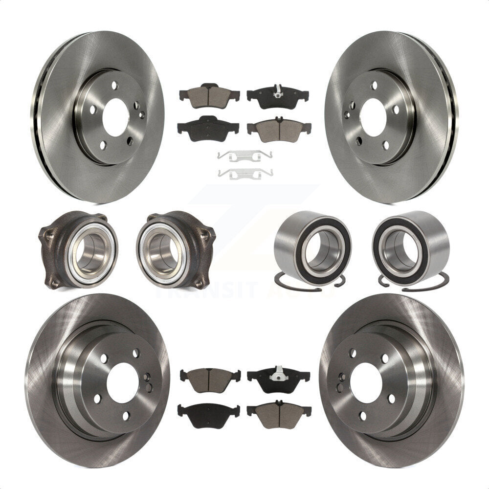 [Avant + Arrière] Kit de Roulement de roue pour Mercedes-Benz E320 avec Solid Rotor KBB-117317 par Transit Auto