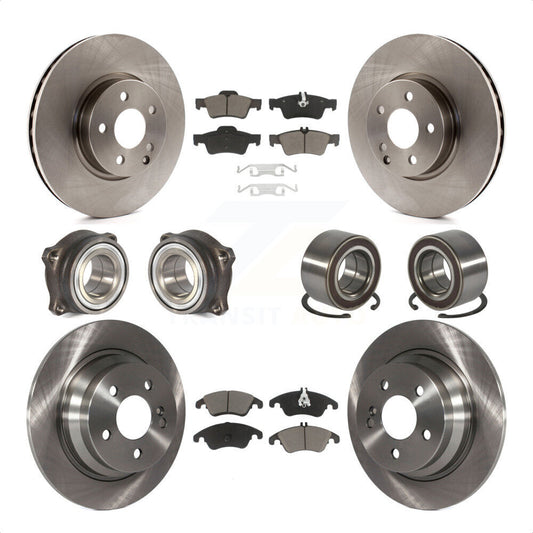 [Avant + Arrière] Kit de Roulement de roue pour 2014-2016 Mercedes-Benz E250 AWD avec 322mm Diameter Rotor KBB-117319 par Transit Auto