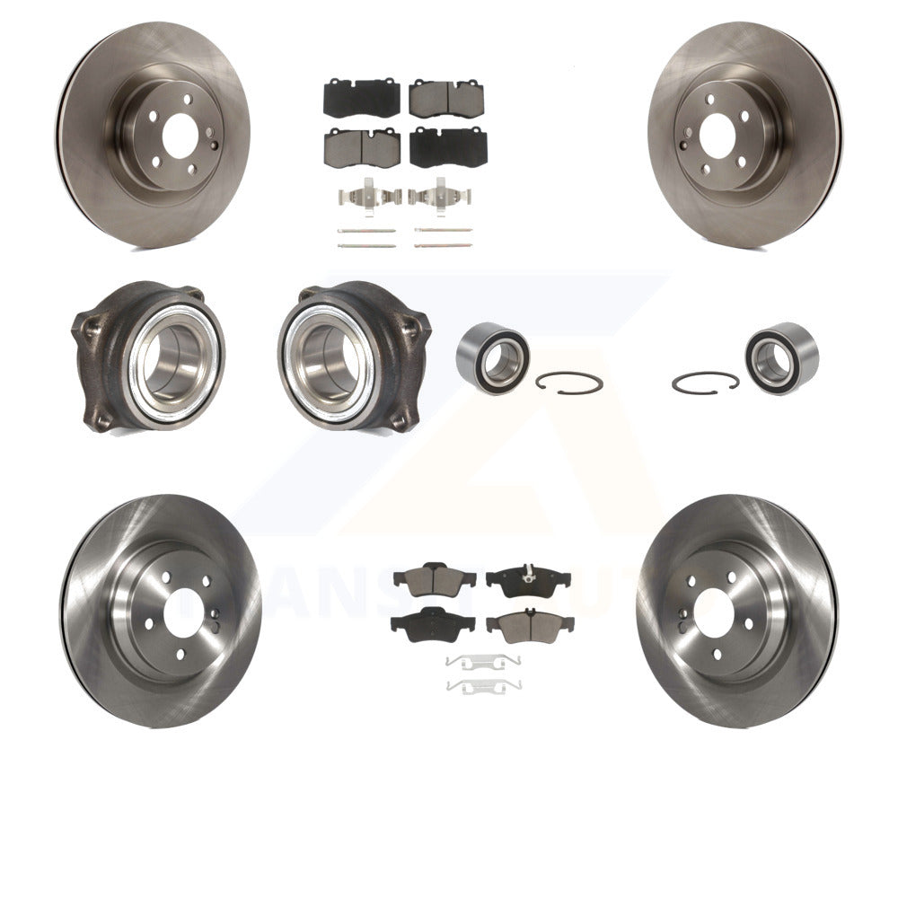 [Avant + Arrière] Kit de Roulement de roue pour 2009 Mercedes-Benz S450 sans Sport Package KBB-117320 par Transit Auto
