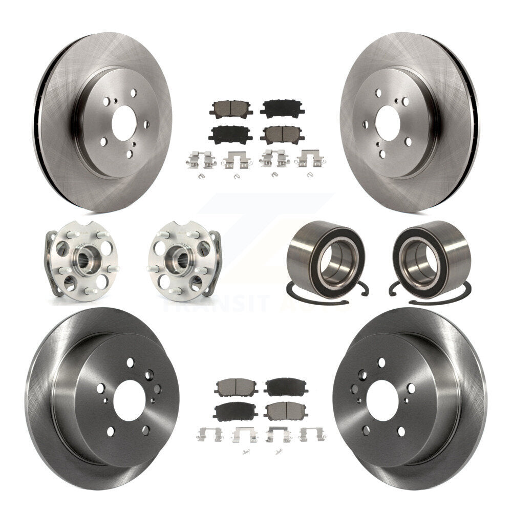 [Avant + Arrière] Kit de Roulement de roue pour Lexus Toyota Highlander RX350 RX330 RX400h KBB-117322