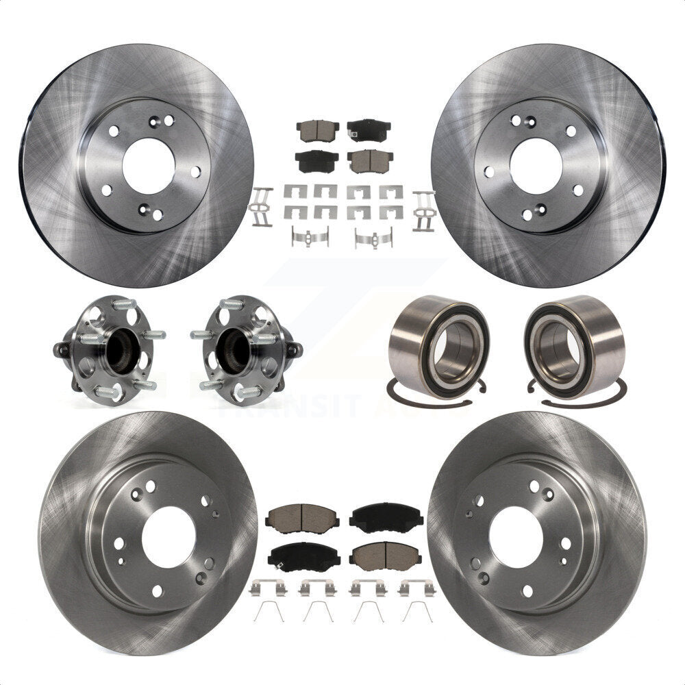 [Avant + Arrière] Kit de Roulement de roue pour 2015 Acura ILX 2.0L KBB-117327 par Transit Auto