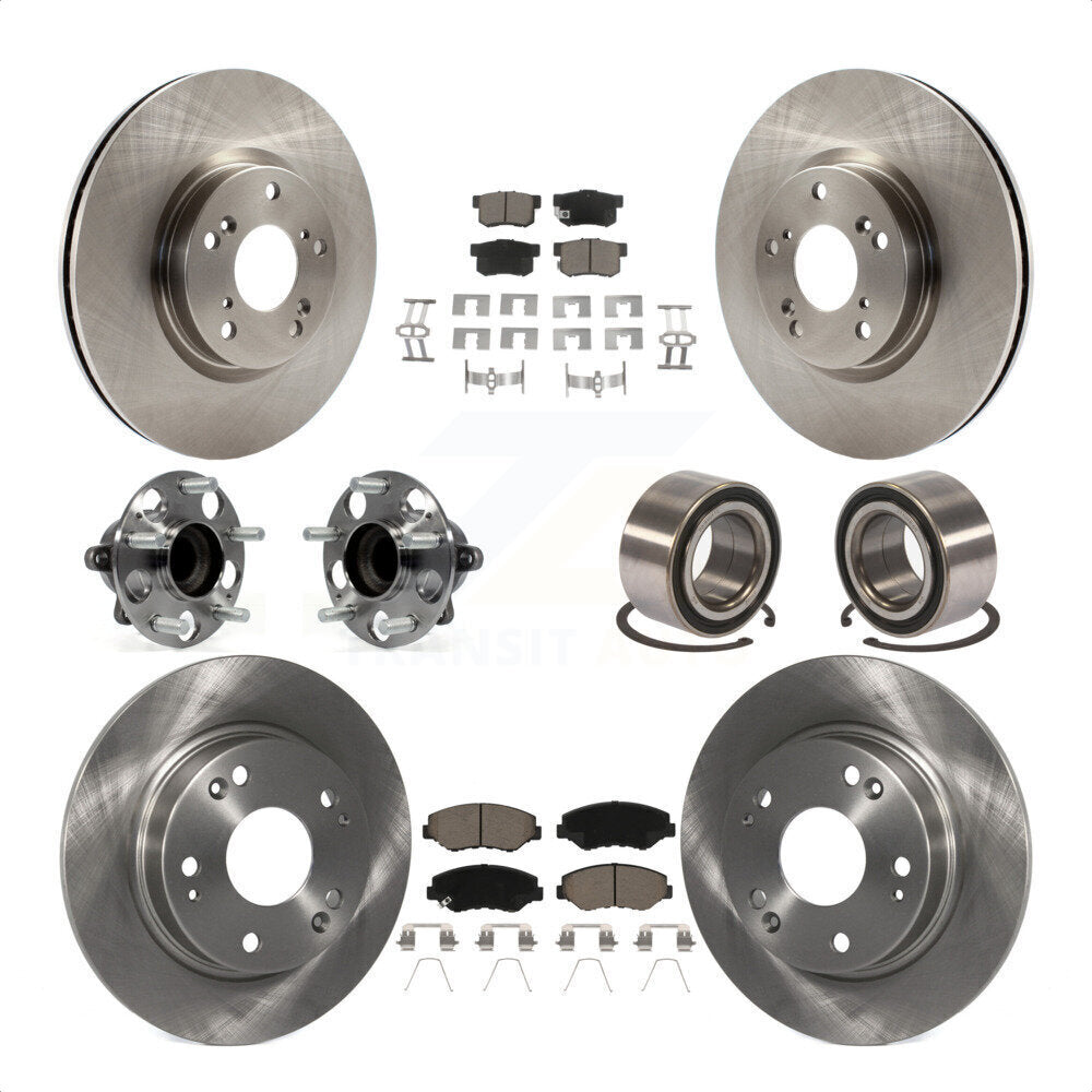 [Avant + Arrière] Kit de Roulement de roue pour 2013-2015 Acura ILX 2.4L KBB-117328 par Transit Auto
