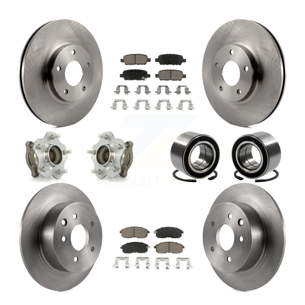 [Avant + Arrière] Kit de Roulement de roue pour Nissan Altima KBB-117345