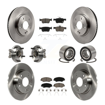 [Avant + Arrière] Kit de Roulement de roue pour Honda Civic KBB-117356