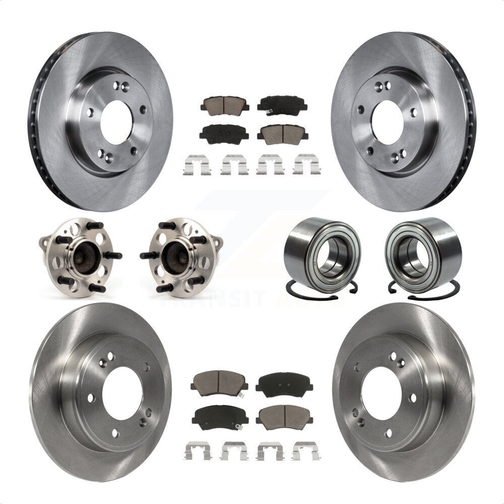 [Avant + Arrière] Kit de Roulement de roue pour 2014 Kia Forte5 EX KBB-117363 par Transit Auto