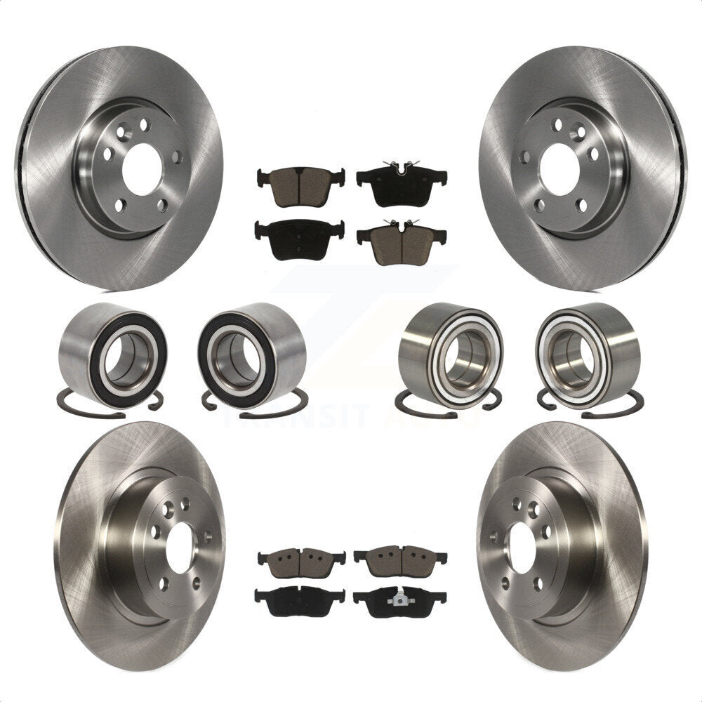 [Avant + Arrière] Kit de Roulement de roue pour 2016-2017 Land Rover Range Evoque avec 300mm Diameter Rotor KBB-117381 par Transit Auto