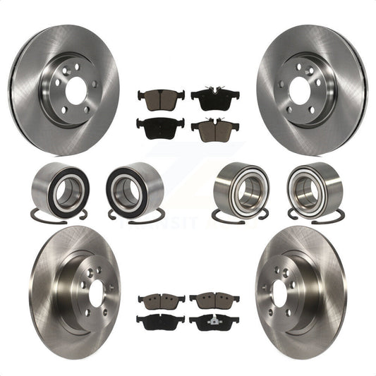 [Avant + Arrière] Kit de Roulement de roue pour 2016-2017 Land Rover Range Evoque avec 300mm Diameter Rotor KBB-117381 par Transit Auto