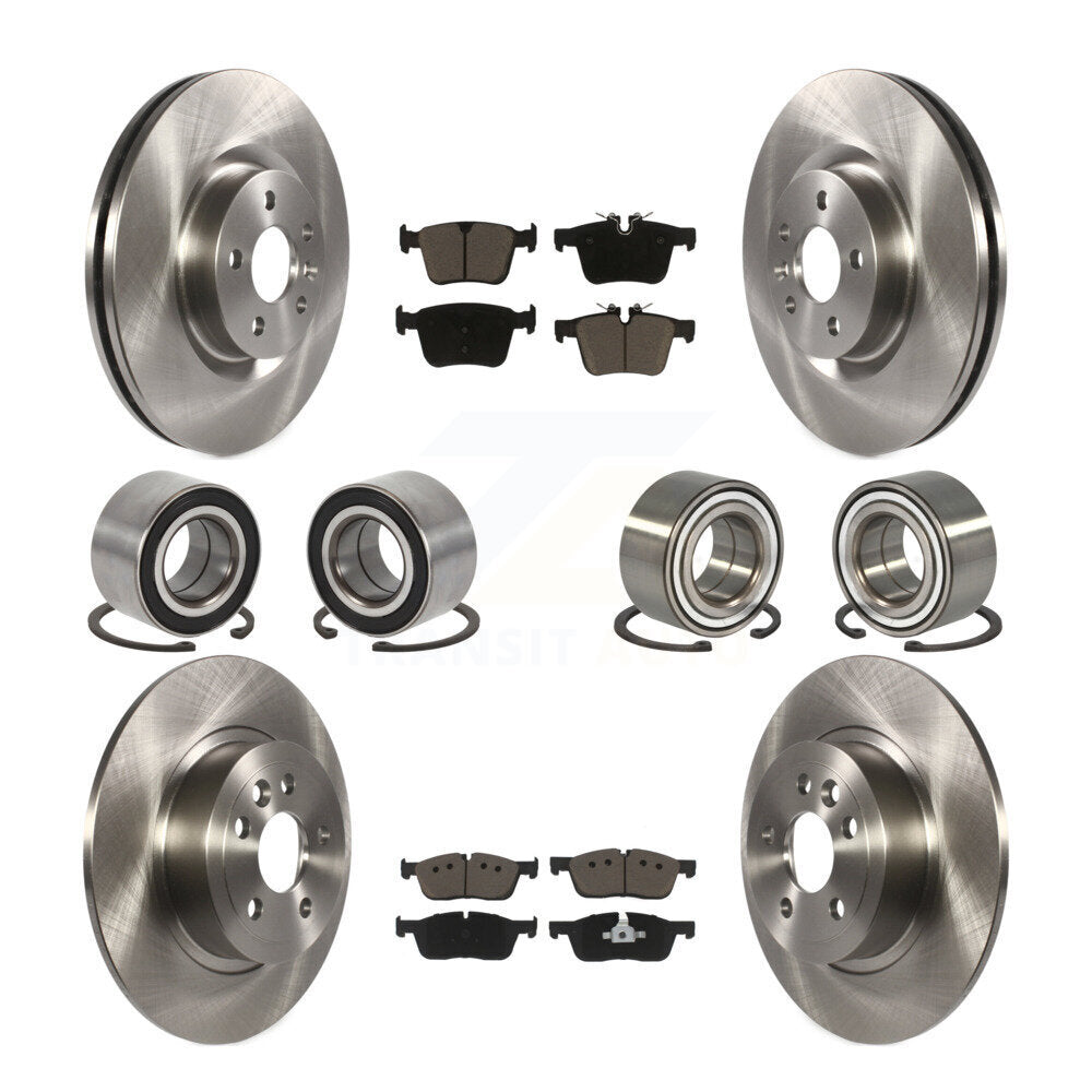 [Avant + Arrière] Kit de Roulement de roue pour 2016-2018 Land Rover Range Evoque avec 325mm Diameter Rotor KBB-117382
