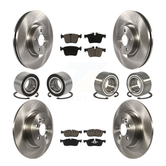 [Avant + Arrière] Kit de Roulement de roue pour 2016-2018 Land Rover Range Evoque avec 325mm Diameter Rotor KBB-117382