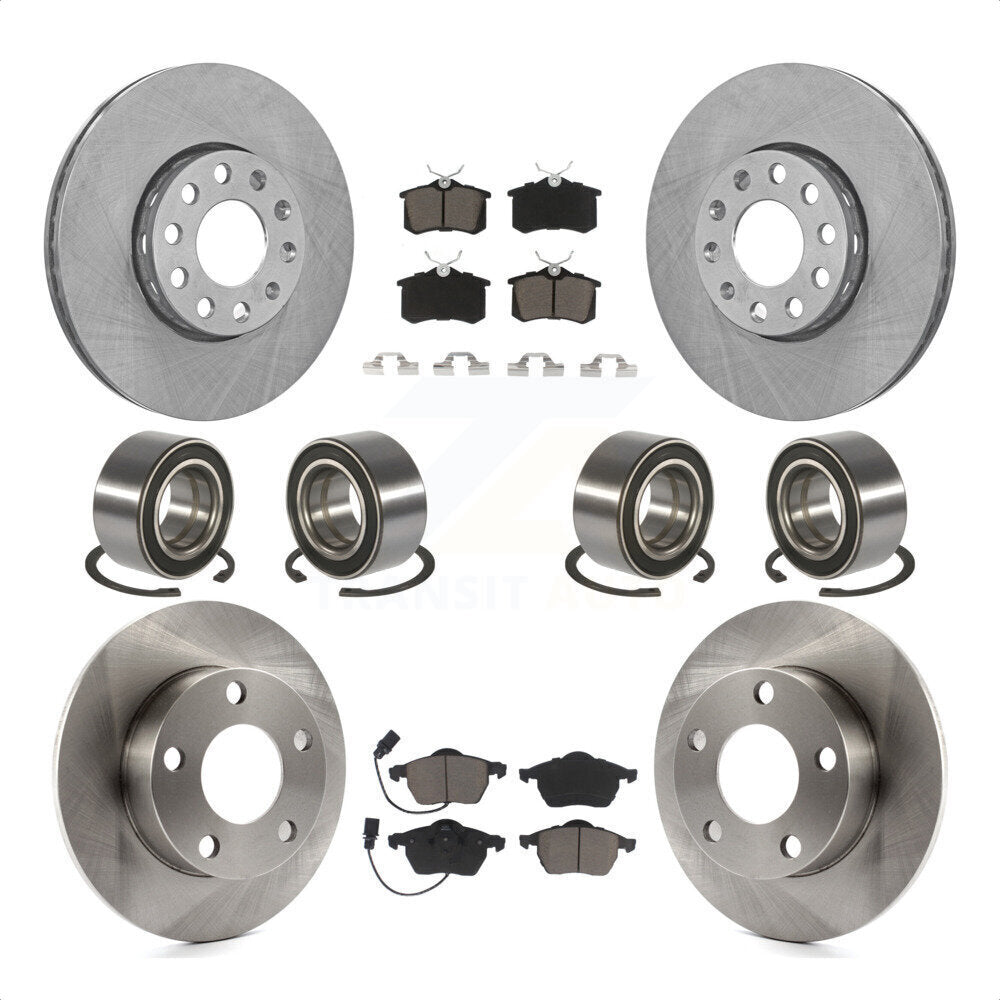[Avant + Arrière] Kit de Roulement de roue pour 2000 Volkswagen Passat 2.8L avec Naturally Aspirated KBB-117395 par Transit Auto