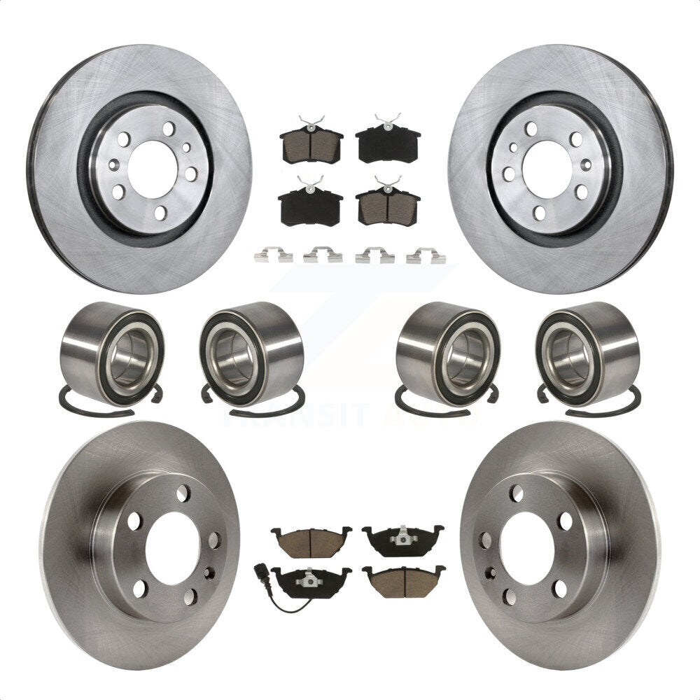 [Avant + Arrière] Kit de Roulement de roue pour 2004 Volkswagen Golf 2.0L 1.9L KBB-117397 par Transit Auto