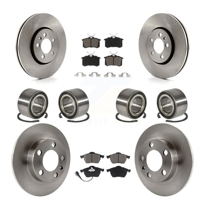 [Avant + Arrière] Kit de Roulement de roue pour 2004 Volkswagen Golf 2.8L 1.8L KBB-117398 par Transit Auto