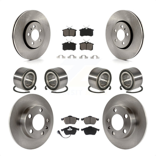 [Avant + Arrière] Kit de Roulement de roue pour 2004 Volkswagen Golf 2.8L 1.8L KBB-117398 par Transit Auto