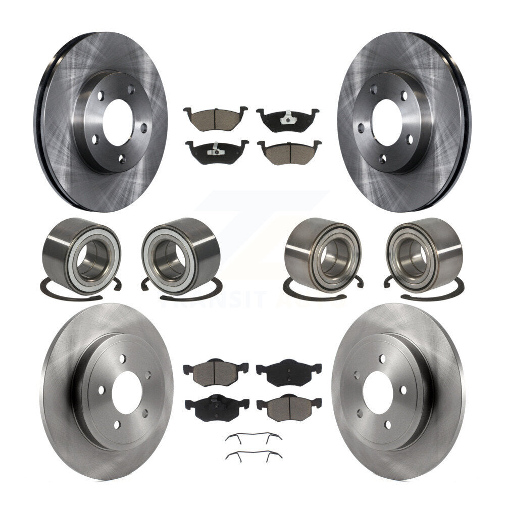 [Avant + Arrière] Kit de Roulement de roue pour Ford Escape Mazda Tribute Mercury Mariner KBB-117402