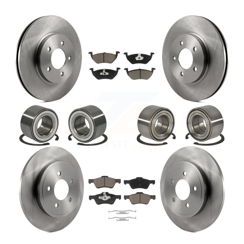 [Avant + Arrière] Kit de Roulement de roue pour Ford Escape Mercury Mariner Mazda Tribute KBB-117403