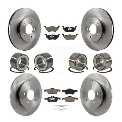 [Avant + Arrière] Kit de Roulement de roue pour Ford Escape Mercury Mariner Mazda Tribute KBB-117403