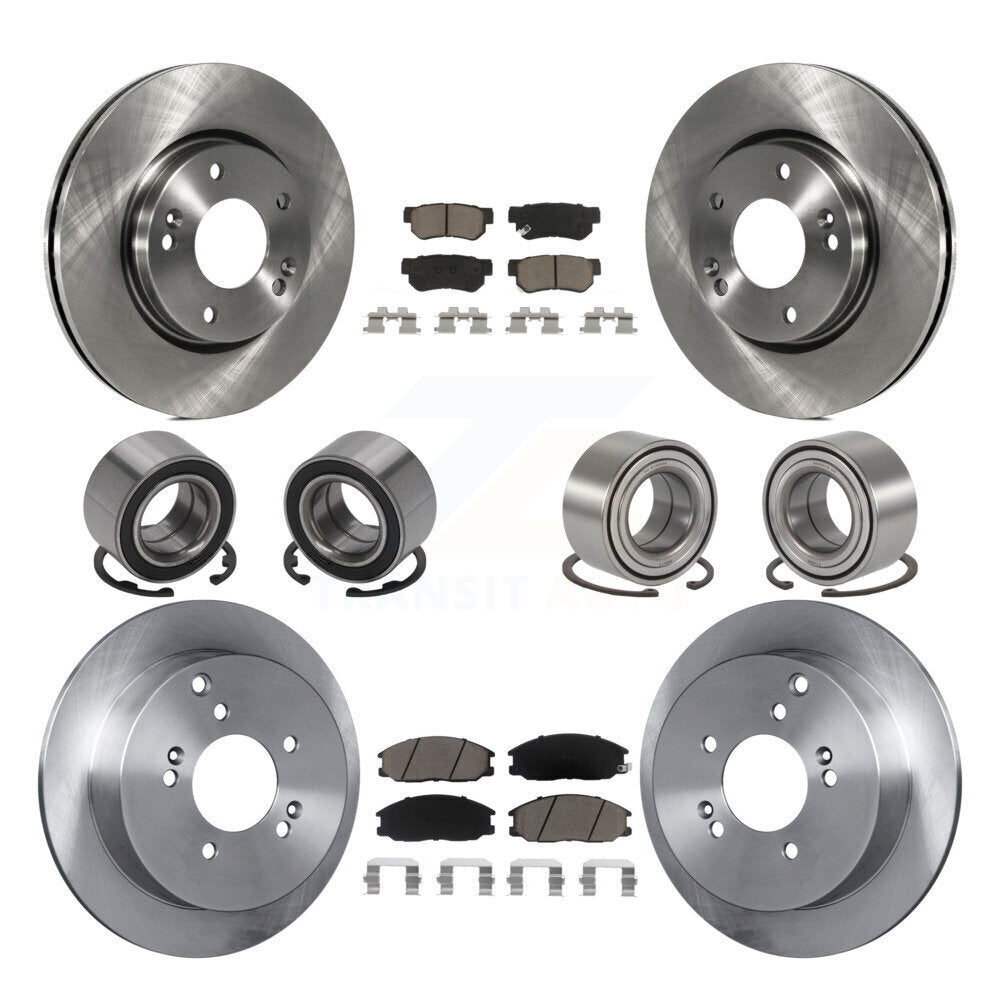 [Avant + Arrière] Kit de Roulement de roue pour Hyundai Santa Fe avec 276mm Diameter Rotor KBB-117422