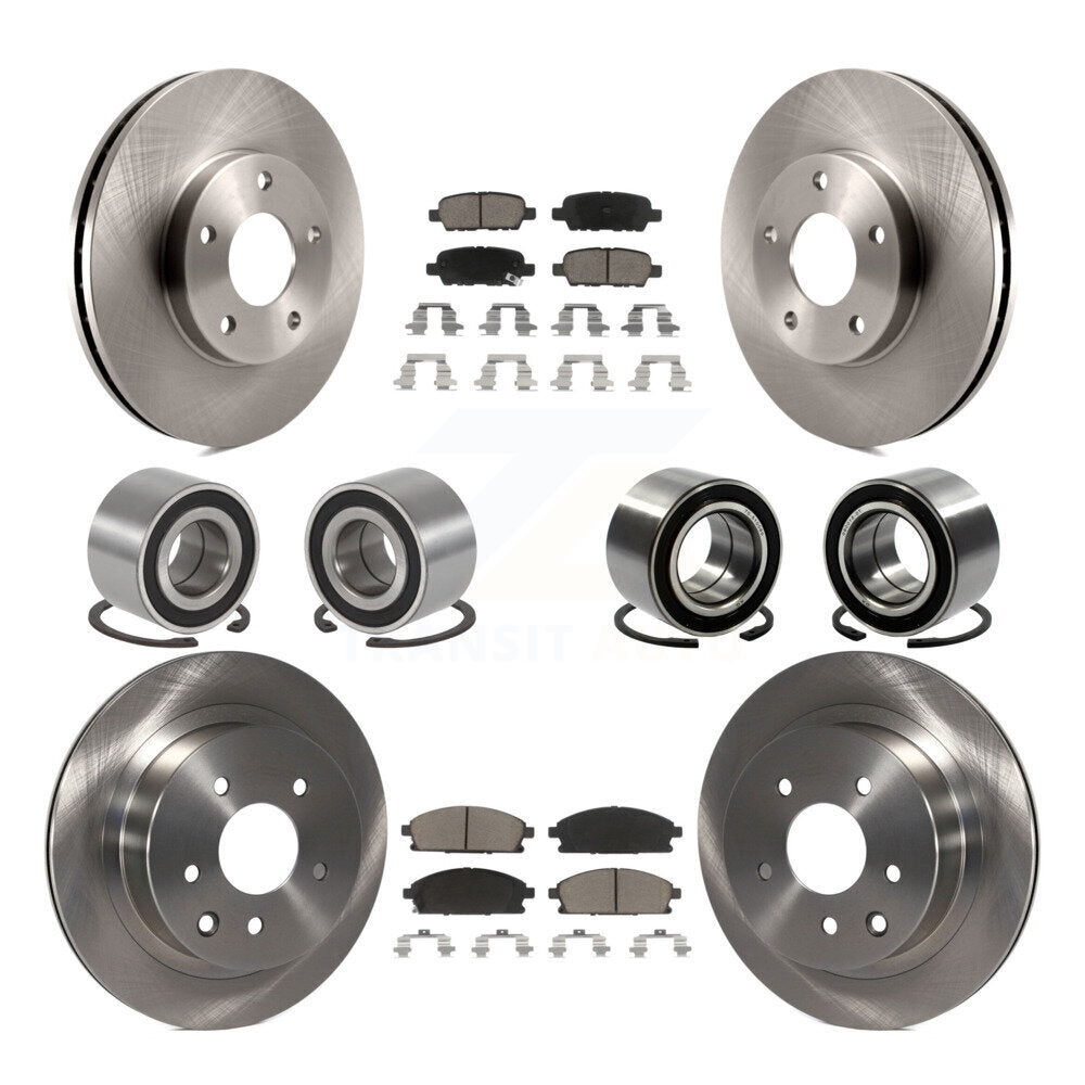[Avant + Arrière] Kit de Roulement de roue pour 2005-2006 Nissan X-Trail FWD KBB-117427