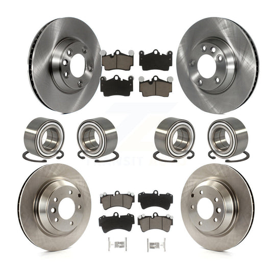 [Avant + Arrière] Kit de Roulement de roue pour 2011-2012 Audi Q7 avec 358mm Diameter Rotor KBB-117442