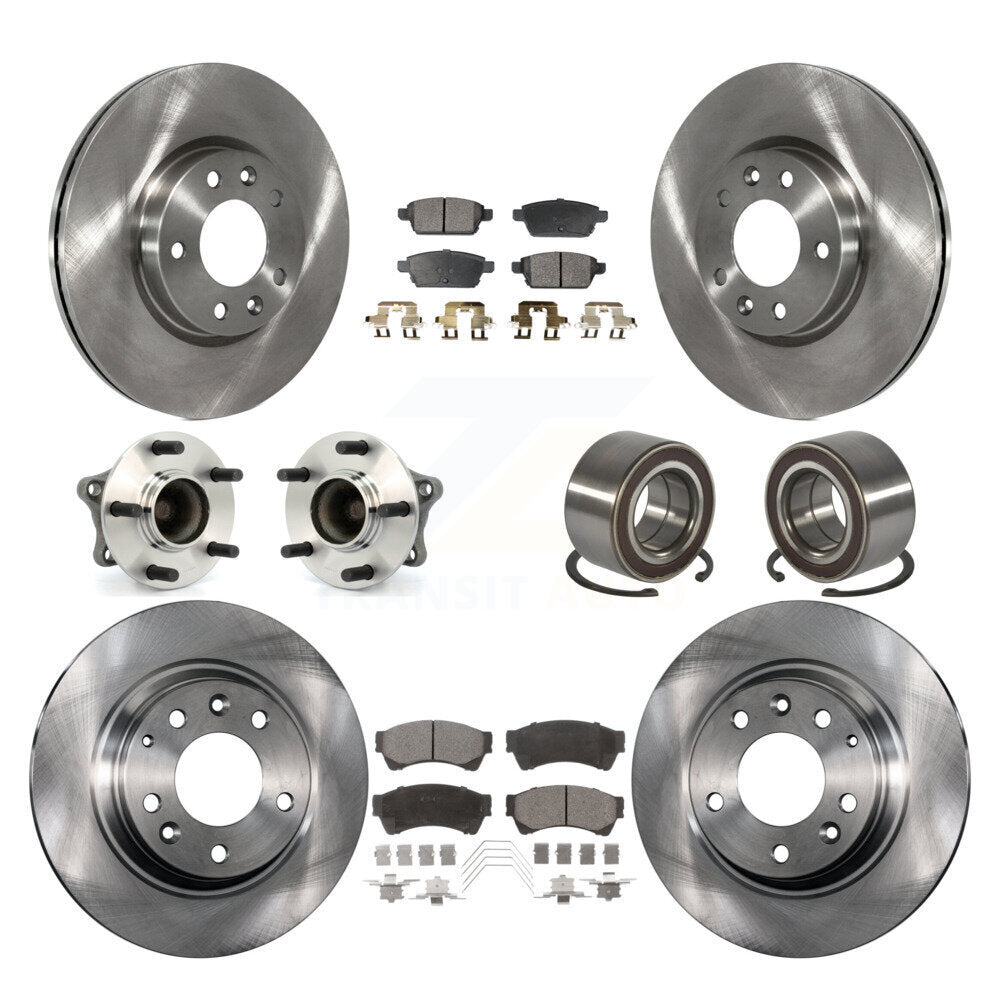 [Avant + Arrière] Kit de Roulement de roue pour 2009-2013 Mazda 6 2.5L KBB-117451