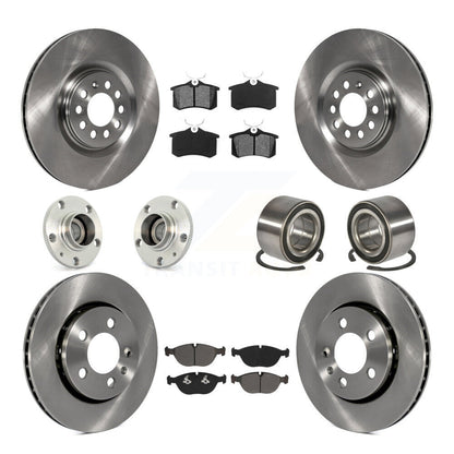 [Avant + Arrière] Kit de Roulement de roue pour 2006 Audi TT Quattro 3.2L avec 256mm Diameter Rotor KBB-117459