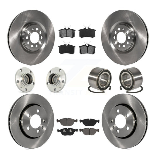[Avant + Arrière] Kit de Roulement de roue pour 2006 Audi TT Quattro 3.2L avec 256mm Diameter Rotor KBB-117459