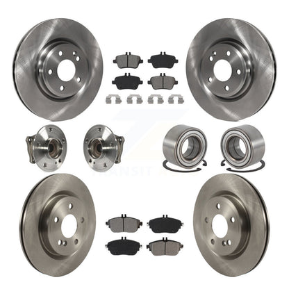 [Avant + Arrière] Kit de Roulement de roue pour 2015-2017 Mercedes-Benz GLA250 FWD avec Vented KBB-117461