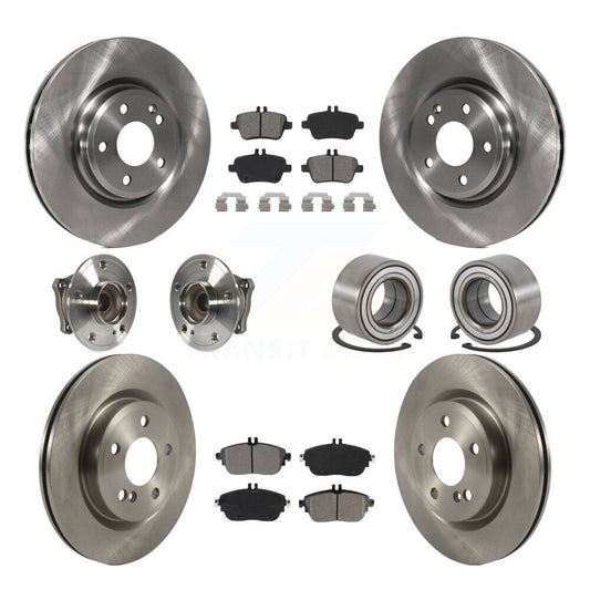 [Avant + Arrière] Kit de Roulement de roue pour 2015-2017 Mercedes-Benz GLA250 FWD avec Vented KBB-117461