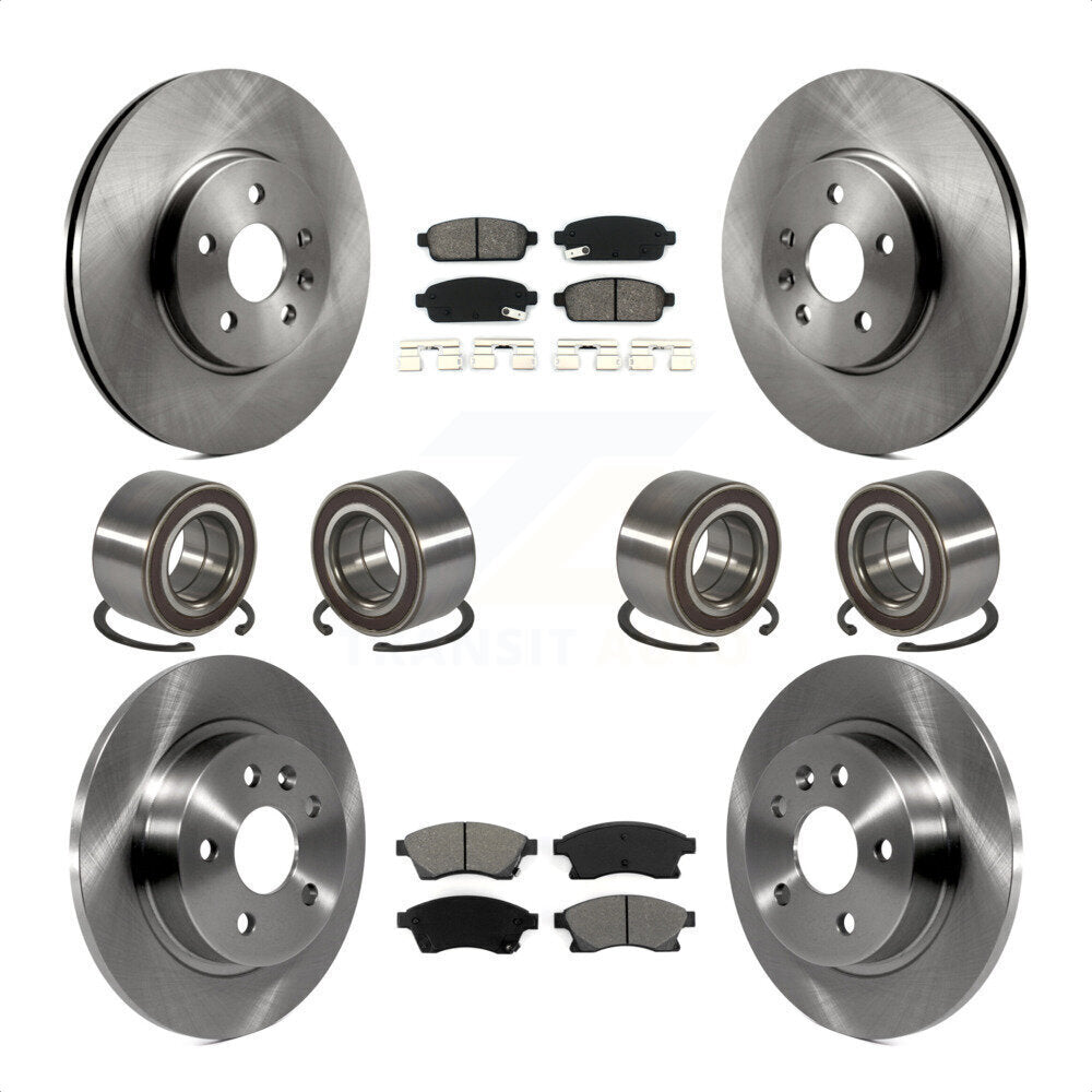 [Avant + Arrière] Kit de Roulement de roue pour 2013-2017 Buick Encore Chevrolet Trax AWD KBB-117465 par Transit Auto