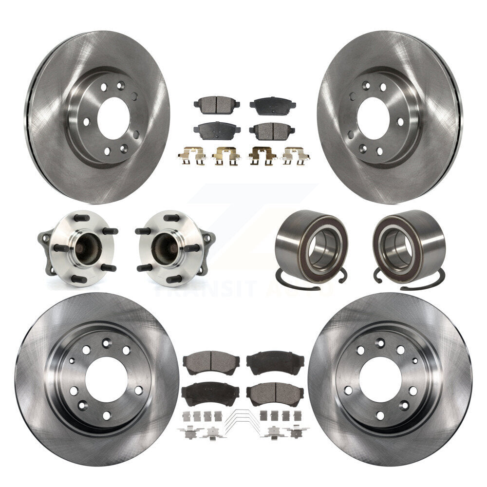 [Avant + Arrière] Kit de Roulement de roue pour 2009-2013 Mazda 6 2.5L KBB-117468