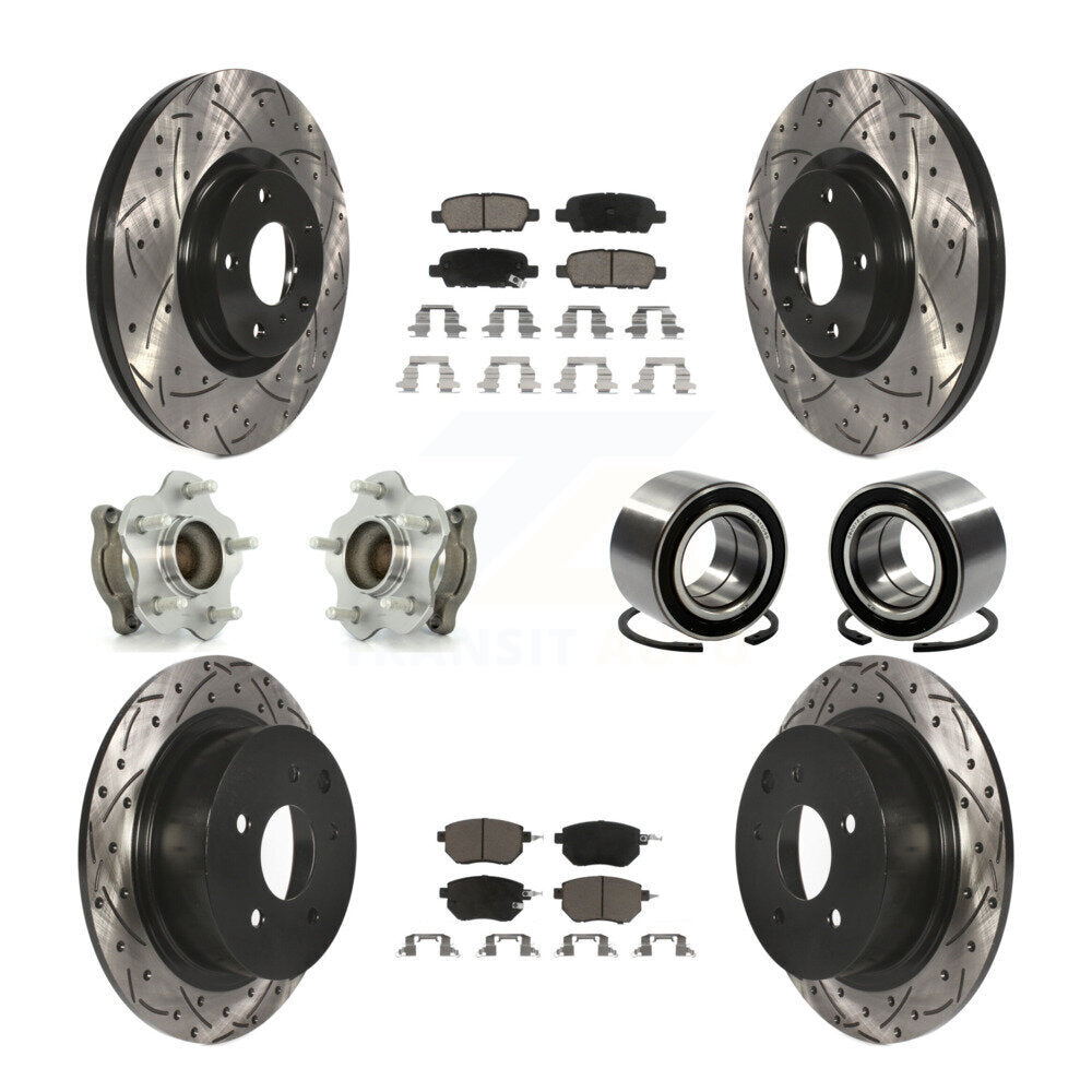 [Avant + Arrière] Kit de Roulement de roue pour Nissan Altima Maxima KBB-117479