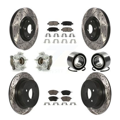[Avant + Arrière] Kit de Roulement de roue pour Nissan Altima Maxima KBB-117479