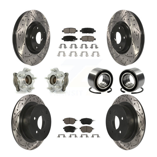 [Avant + Arrière] Kit de Roulement de roue pour Nissan Altima Maxima KBB-117479