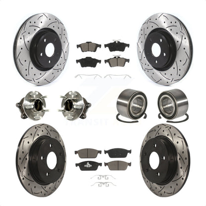 [Avant + Arrière] Kit de Roulement de roue pour Ford Focus avec Parking Assist KBB-117491 par Transit Auto