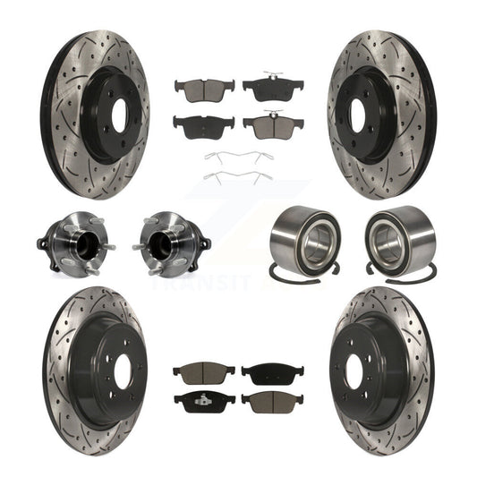 [Avant + Arrière] Kit de Roulement de roue pour Ford Escape Lincoln MKC KBB-117492