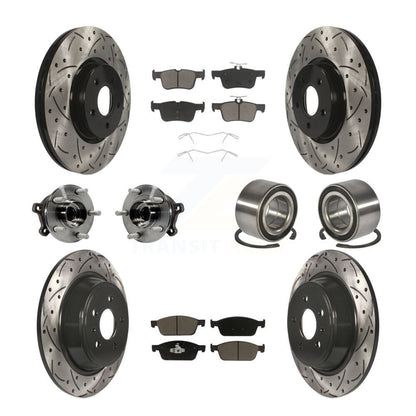[Avant + Arrière] Kit de Roulement de roue pour Ford Escape Lincoln MKC KBB-117493