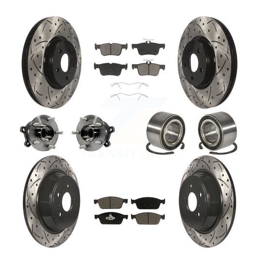[Avant + Arrière] Kit de Roulement de roue pour Ford Escape Lincoln MKC KBB-117493