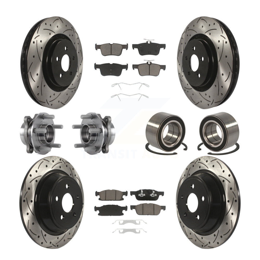 [Avant + Arrière] Kit de Roulement de roue pour 2015 Ford Edge AWD KBB-117494