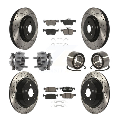 [Avant + Arrière] Kit de Roulement de roue pour 2015 Ford Edge AWD KBB-117494