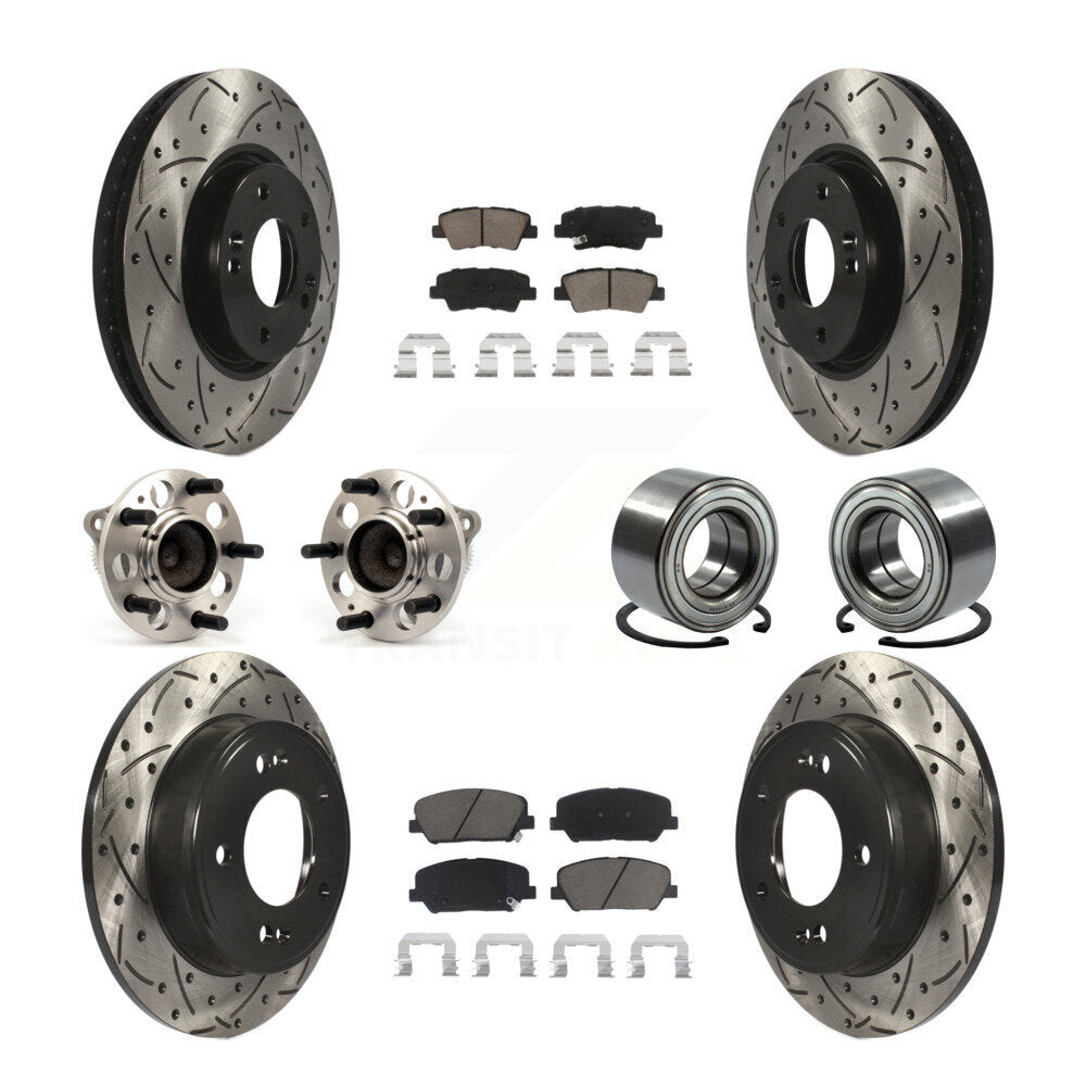 [Avant + Arrière] Kit de Roulement de roue pour Hyundai Veloster Kia Forte Koup KBB-117497