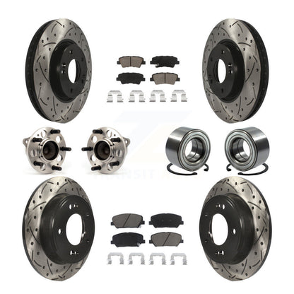 [Avant + Arrière] Kit de Roulement de roue pour Hyundai Veloster Kia Forte Koup KBB-117497