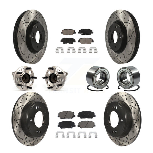 [Avant + Arrière] Kit de Roulement de roue pour Hyundai Veloster Kia Forte Koup KBB-117497