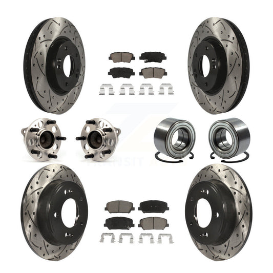 [Avant + Arrière] Kit de Roulement de roue pour Kia Forte Forte5 Koup KBB-117498