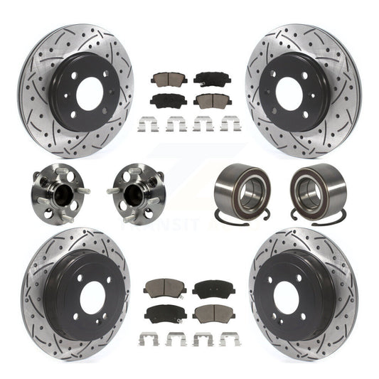 [Avant + Arrière] Kit de Roulement de roue pour Kia Rio KBB-117500