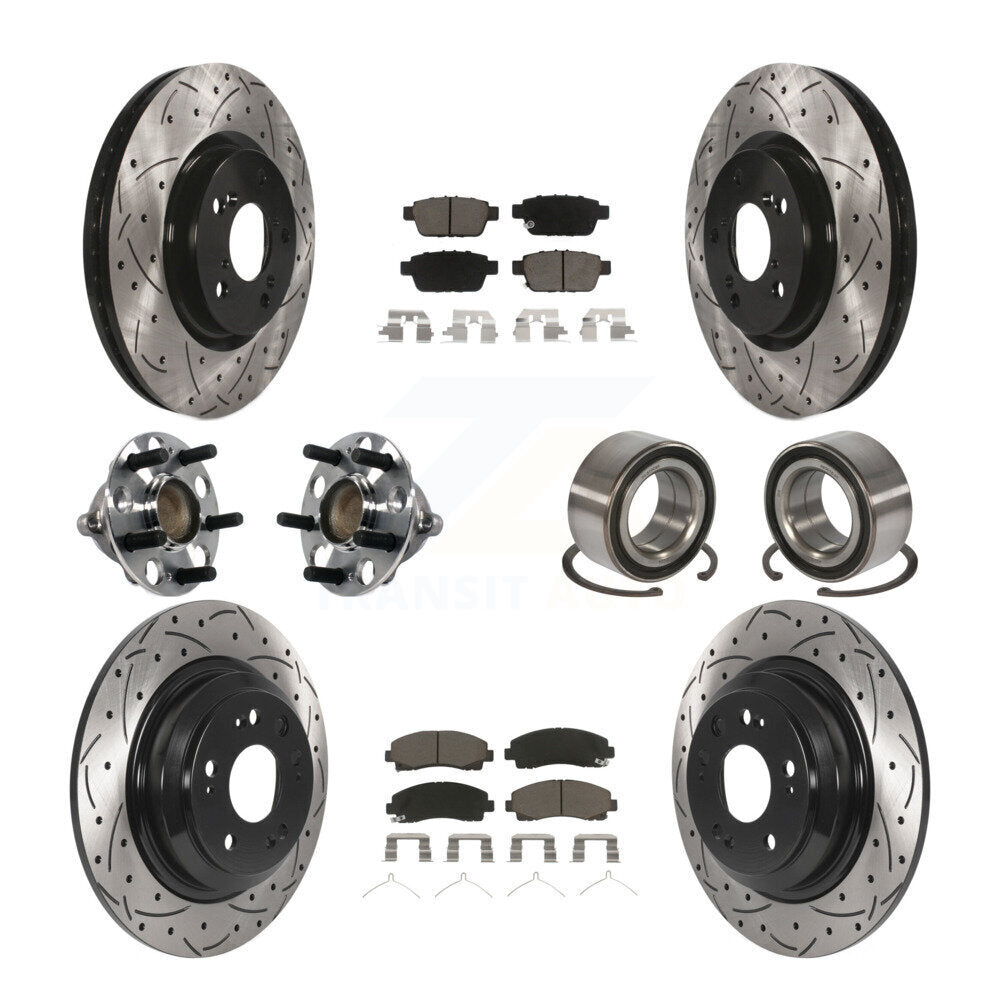 [Avant + Arrière] Kit de Roulement de roue pour Acura TL KBB-117505